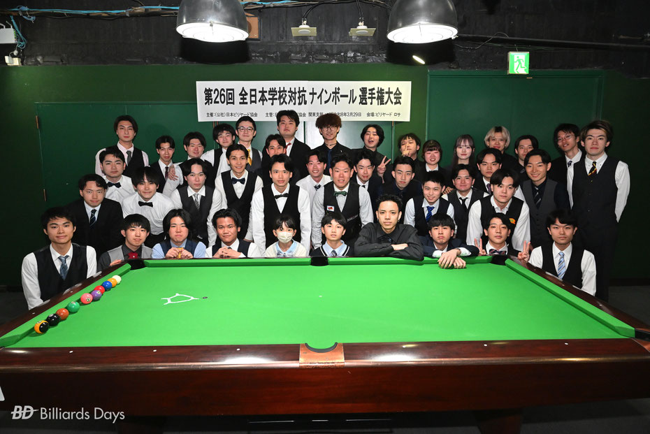 『全日本学校対抗ナインボール』in 池袋ロサ、開催中！